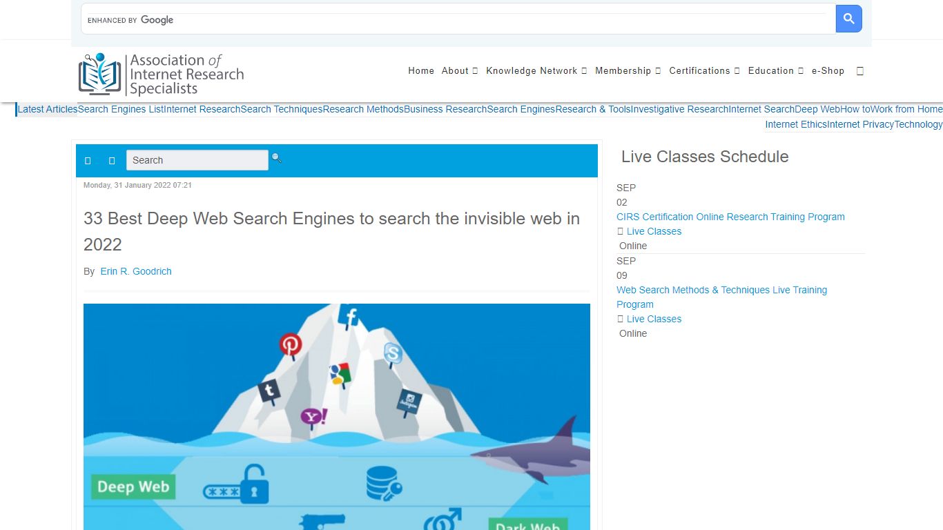 33 Best Deep Web Search Engines to search the invisible web in ... - AOFIRS